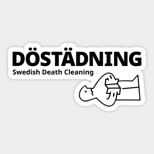 Swedish Death Cleaning Sticker